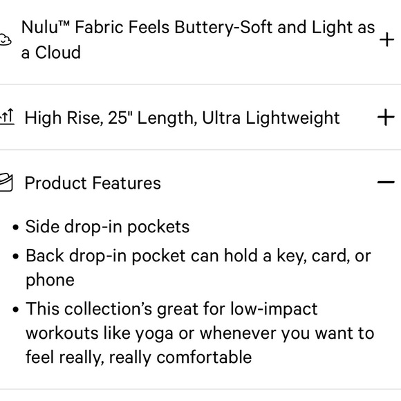 LULULEMON black Align high rise pants 25” with side pockets size 6 NWT - Picture 9 of 10